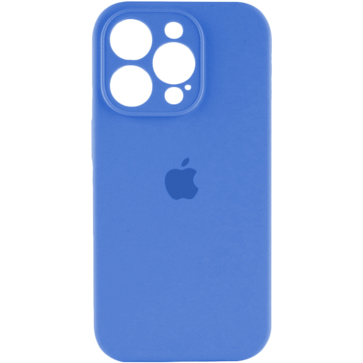 Чехол Silicone Full Case Camera Protect (AA) Apple iPhone 14 Pro (Синий) на картинке №1
