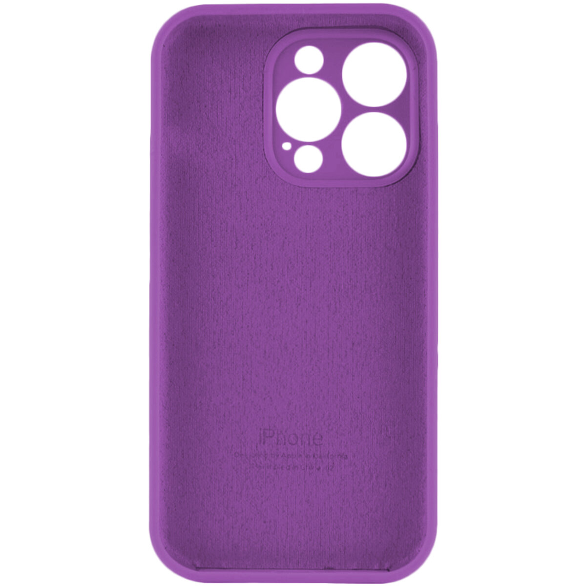 Чохол Silicone Full Case Camera Protect (AA) Apple iPhone 14 Pro (Фіолетовий) на малюнкі №2