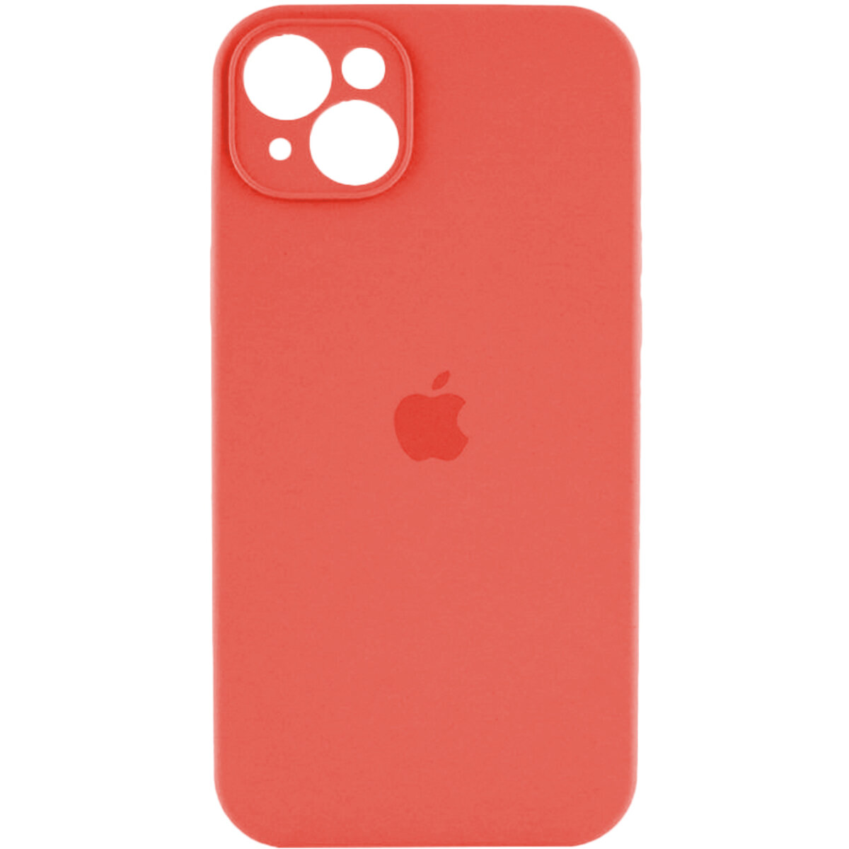 Чохол Silicone Full Case Camera Protect (AA) Apple iPhone 15 (Персиковий) на малюнкі №1