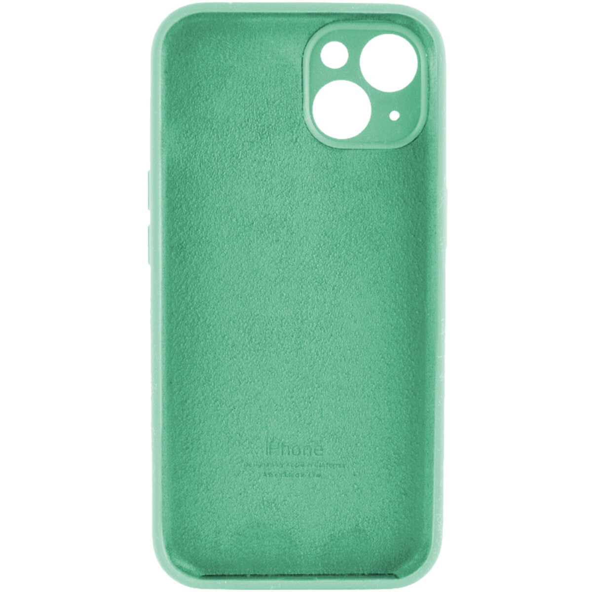 Чохол Silicone Full Case Camera Protect (AA) Apple iPhone 15 (Мятний) на малюнкі №2