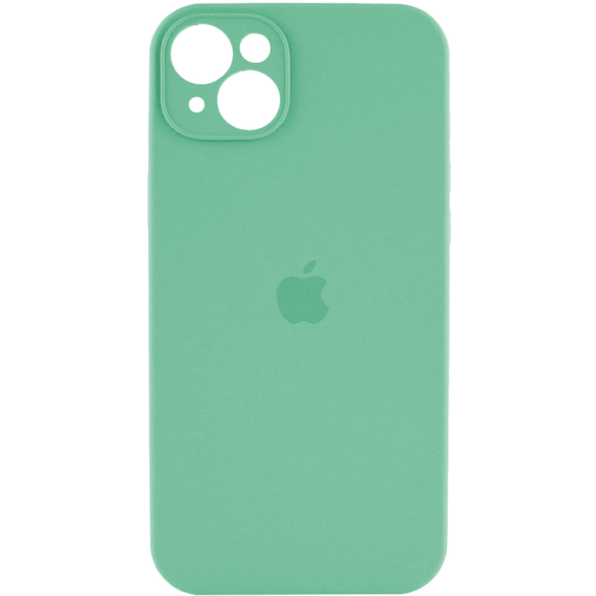 Чохол Silicone Full Case Camera Protect (AA) Apple iPhone 15 (Мятний) на малюнкі №1