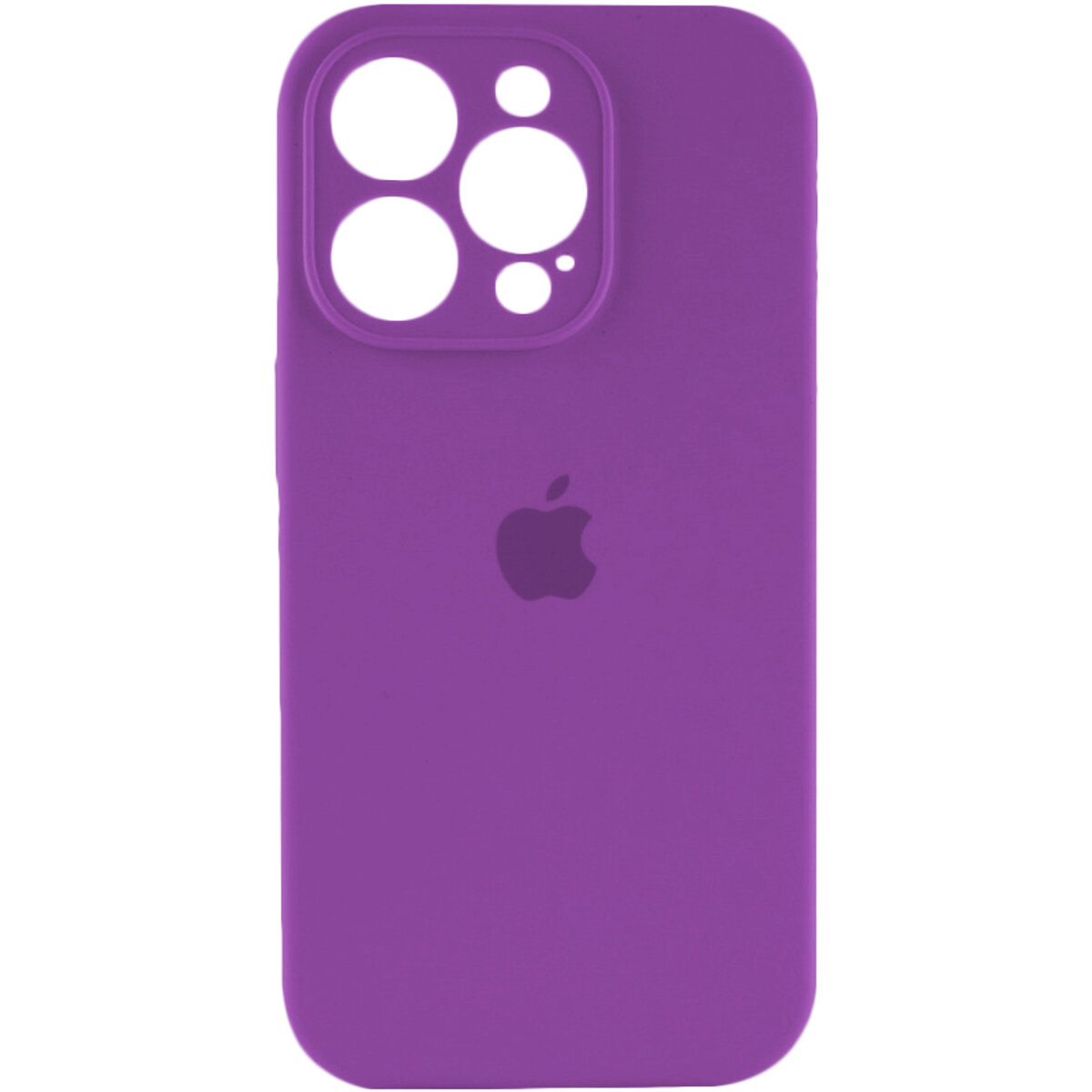 Чохол Silicone Full Case Camera Protect (AA) Apple iPhone 15 Pro (Фіолетовий) на малюнкі №1