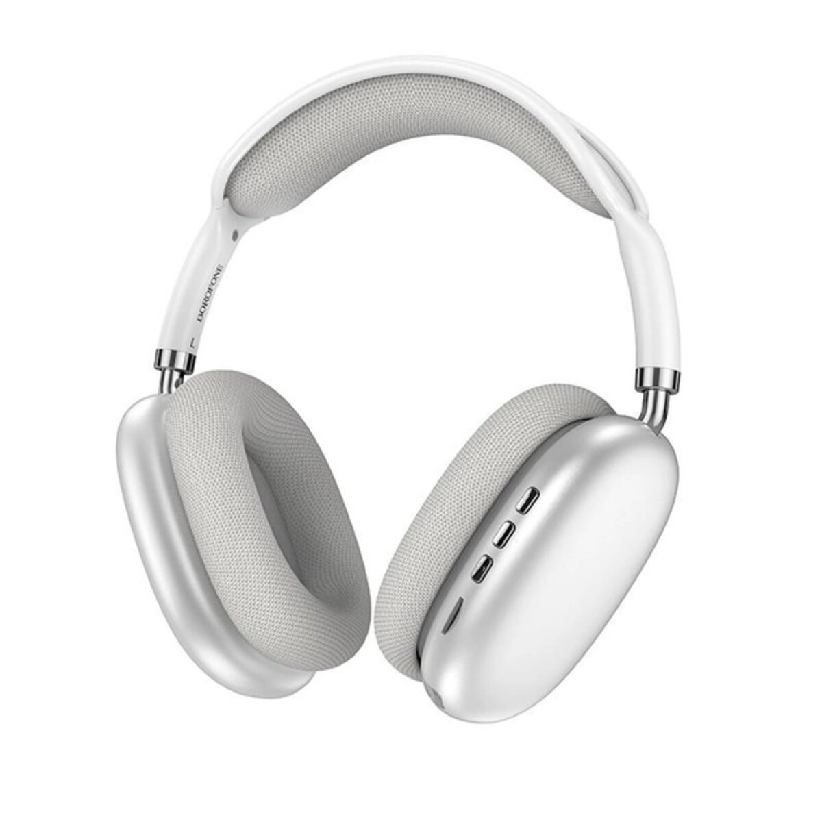 Бездротові навушники BOROFONE BO22 Elegant BT headphones Silver Фотографія №1 Бездротові навушники BOROFONE BO22 Elegant BT headphones Silver на малюнкі №1