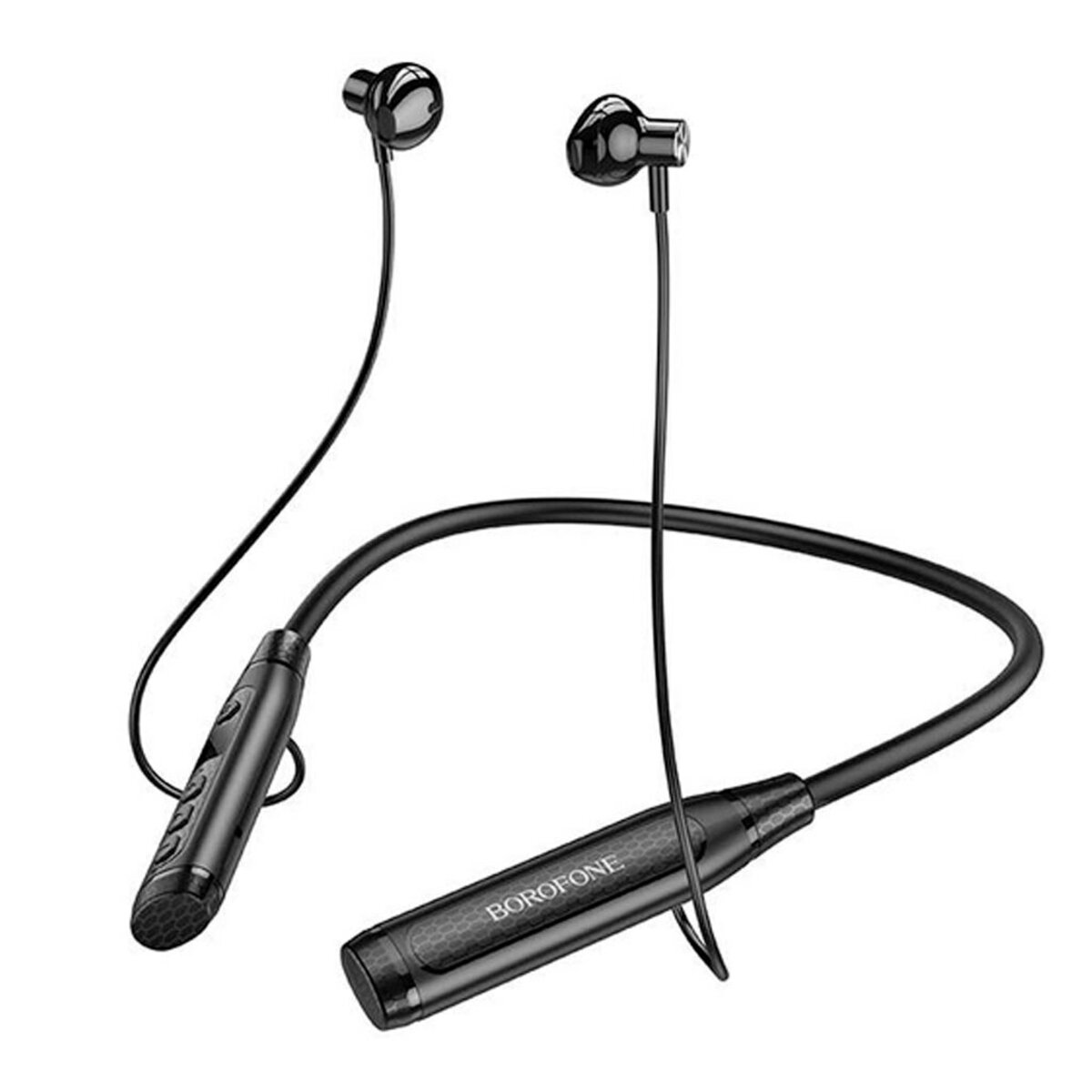 Навушники BOROFONE BE61 Traveller neckband BT earphones Black Фотографія №2 Навушники BOROFONE BE61 Traveller neckband BT earphones Black на малюнкі №2