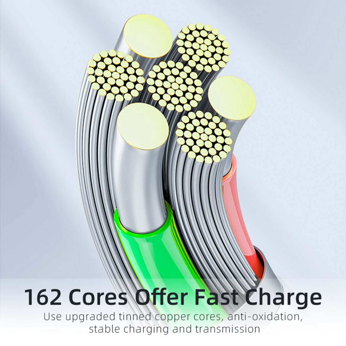 Кабель Essager Universal 540 Ratate 3A Magnetic USB Charging Cable Lightning 1m grey (EXCCXL-WX0G) Фотографія №3 Кабель Essager Universal 540 Ratate 3A Magnetic USB Charging Cable Lightning 1m grey (EXCCXL-WX0G) на малюнкі №3
