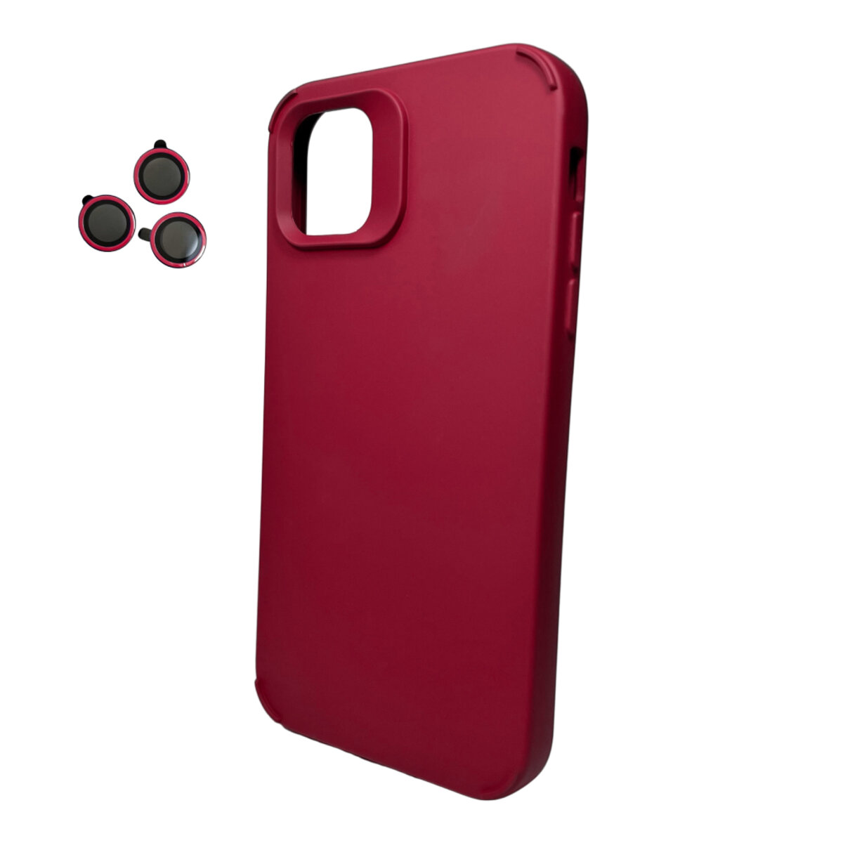Чохол для смартфона Cosmic Silky Cam Protect for Apple iPhone 12 Pro Max Wine Red (CoSiiP12PMWineRed) смотреть фото №1