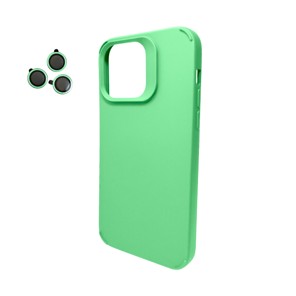 Чохол для смартфона Cosmic Silky Cam Protect for Apple iPhone 14 Pro Green (CoSiiP14PGreen) смотреть фото №1