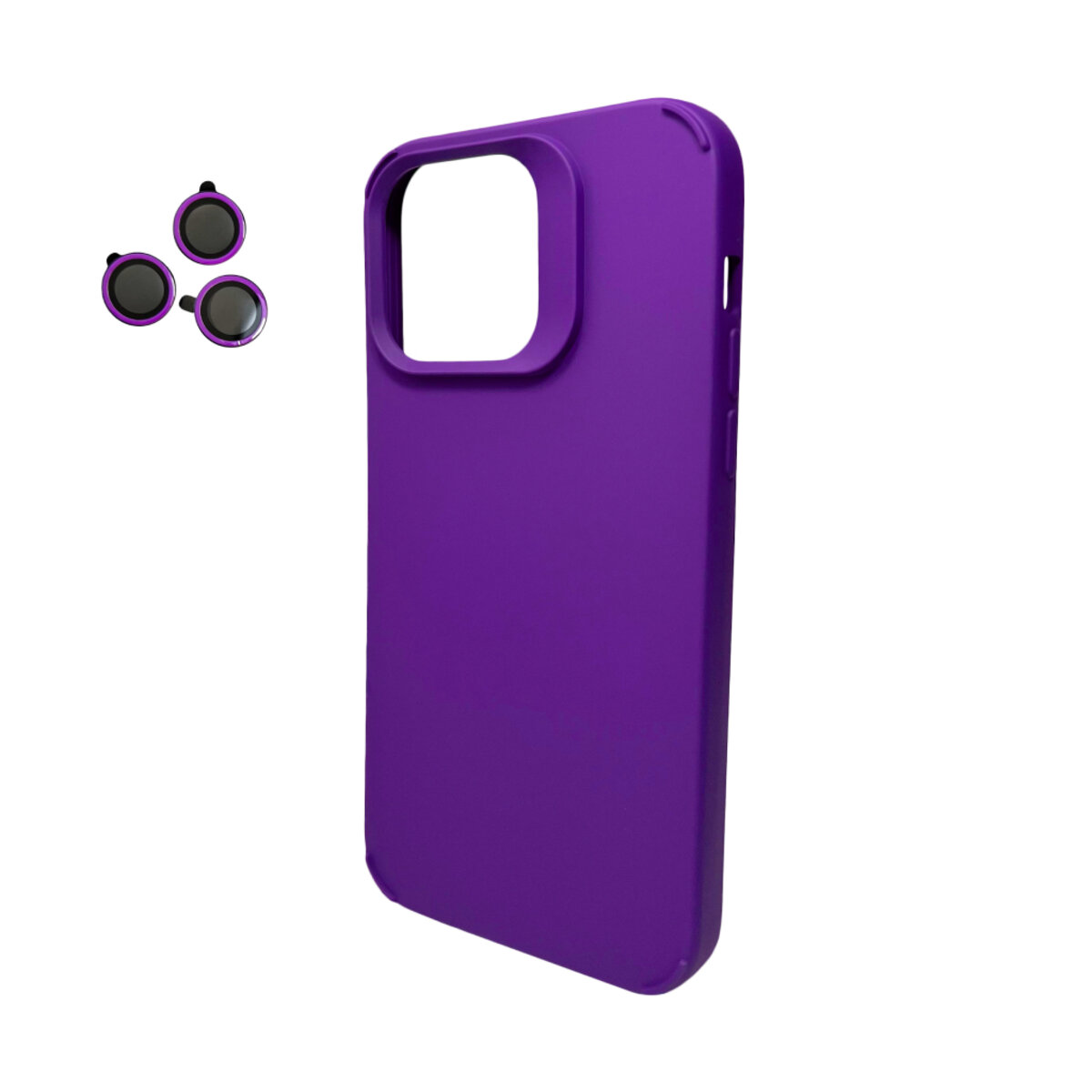 Чохол для смартфона Cosmic Silky Cam Protect for Apple iPhone 15 Deep Purple (CoSiiP15DeepPurple) смотреть фото №1