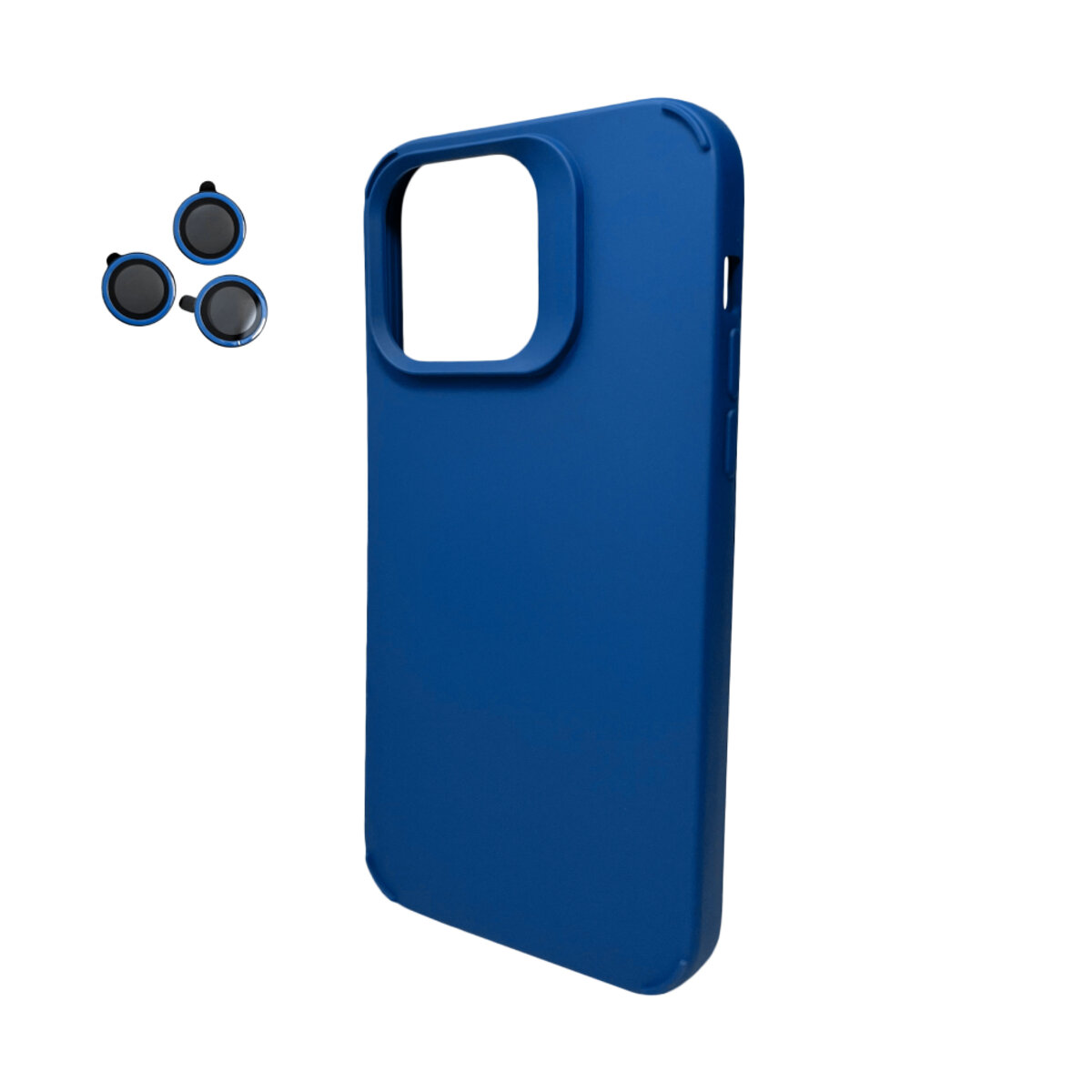 Чохол для смартфона Cosmic Silky Cam Protect for Apple iPhone 15 Pro Max Blue (CoSiiP15PMBlue) смотреть фото №1