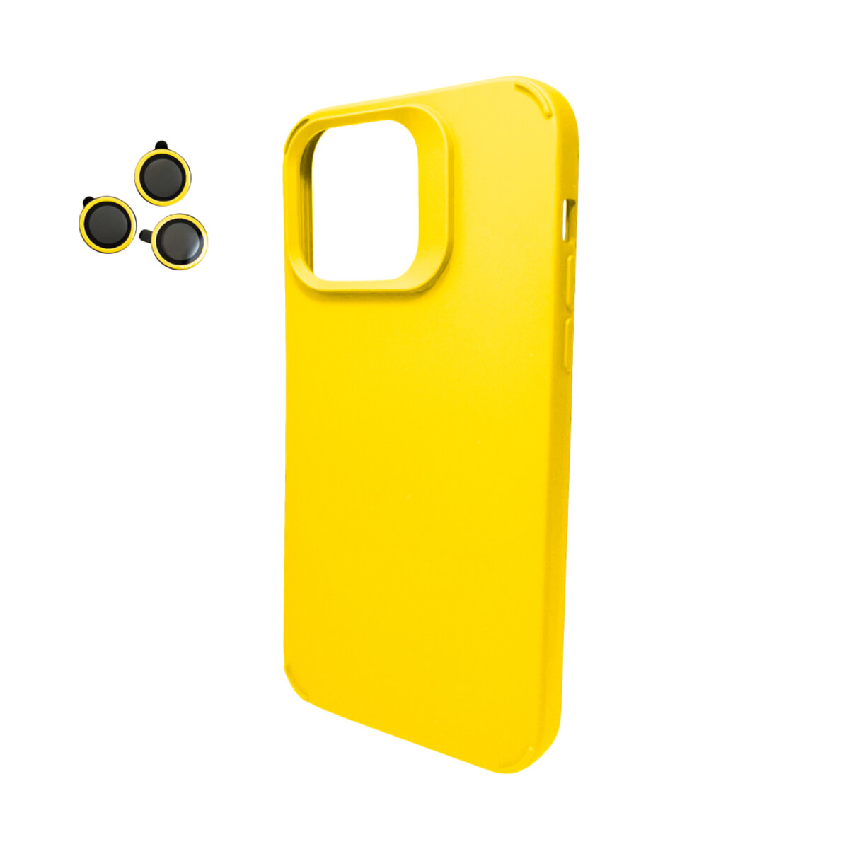 Чохол для смартфона Cosmic Silky Cam Protect for Apple iPhone 14 Yellow (CoSiiP14Yellow) смотреть фото №1