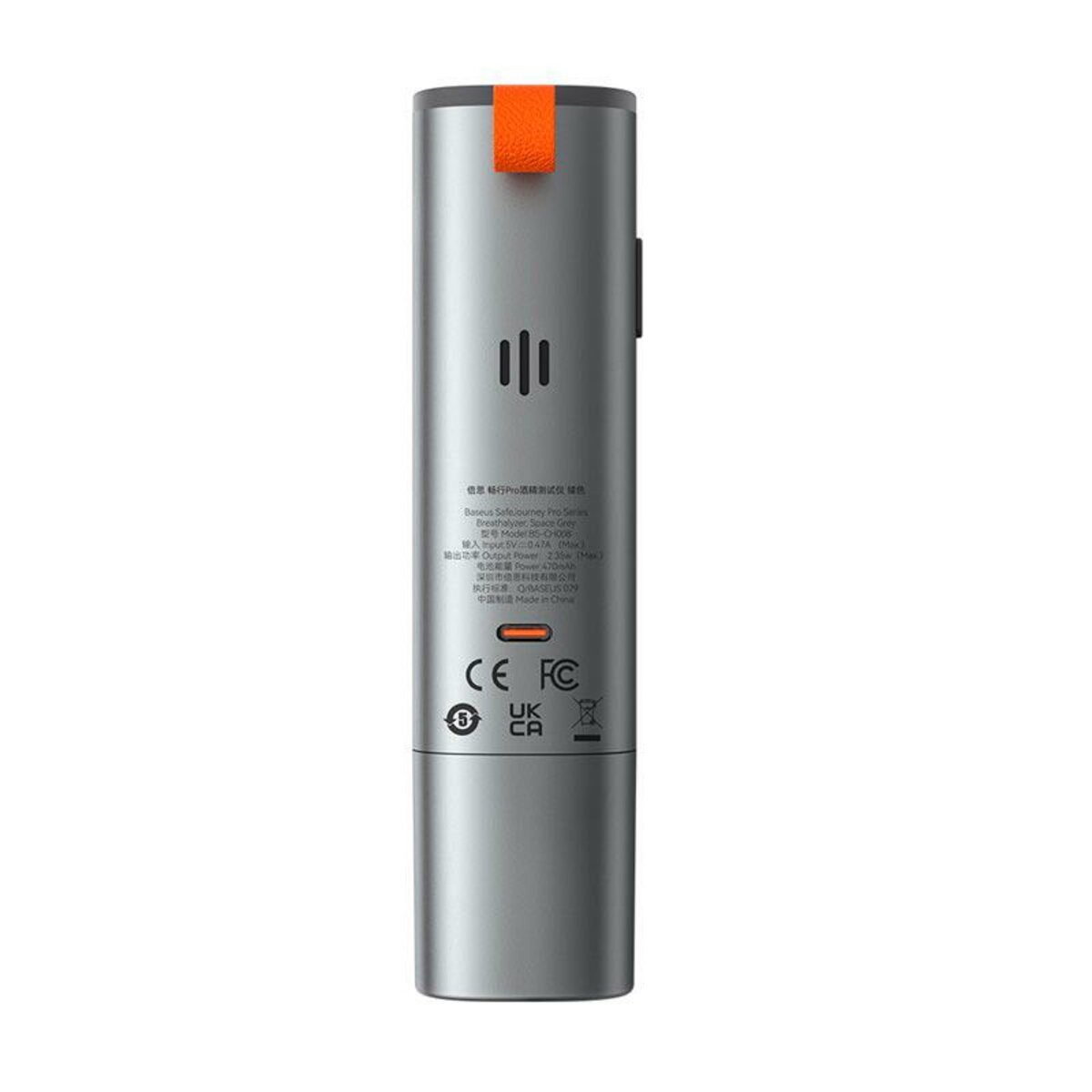 Алкотестер Baseus SafeJourney Pro Series Breathalyzer, Space Grey (CRCX060014) Фотографія №4 Алкотестер Baseus SafeJourney Pro Series Breathalyzer, Space Grey (CRCX060014) на малюнкі №4