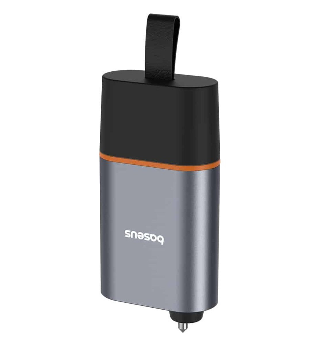 Автомобільний молоток Baseus Sharp Tool Safety Hammer (Window-breaking+Safety belt cutting） Dark gray (C10934401111-00) на картинке №4