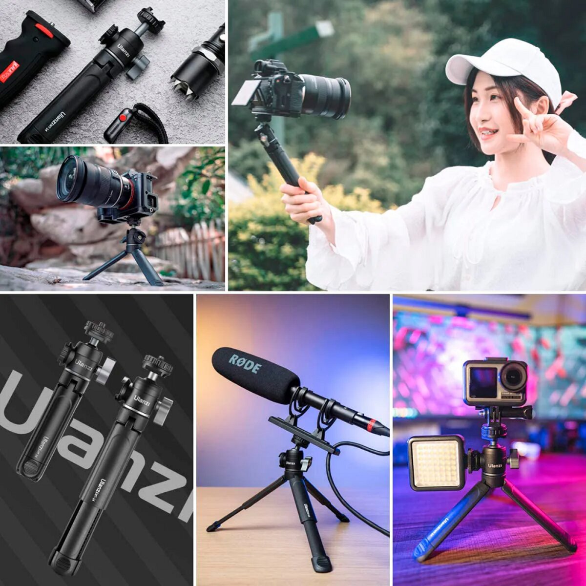 Штатив Ulanzi Vijim plastic mini tripod (UV-2028 MT-14) (UV-2028) на картинке №6