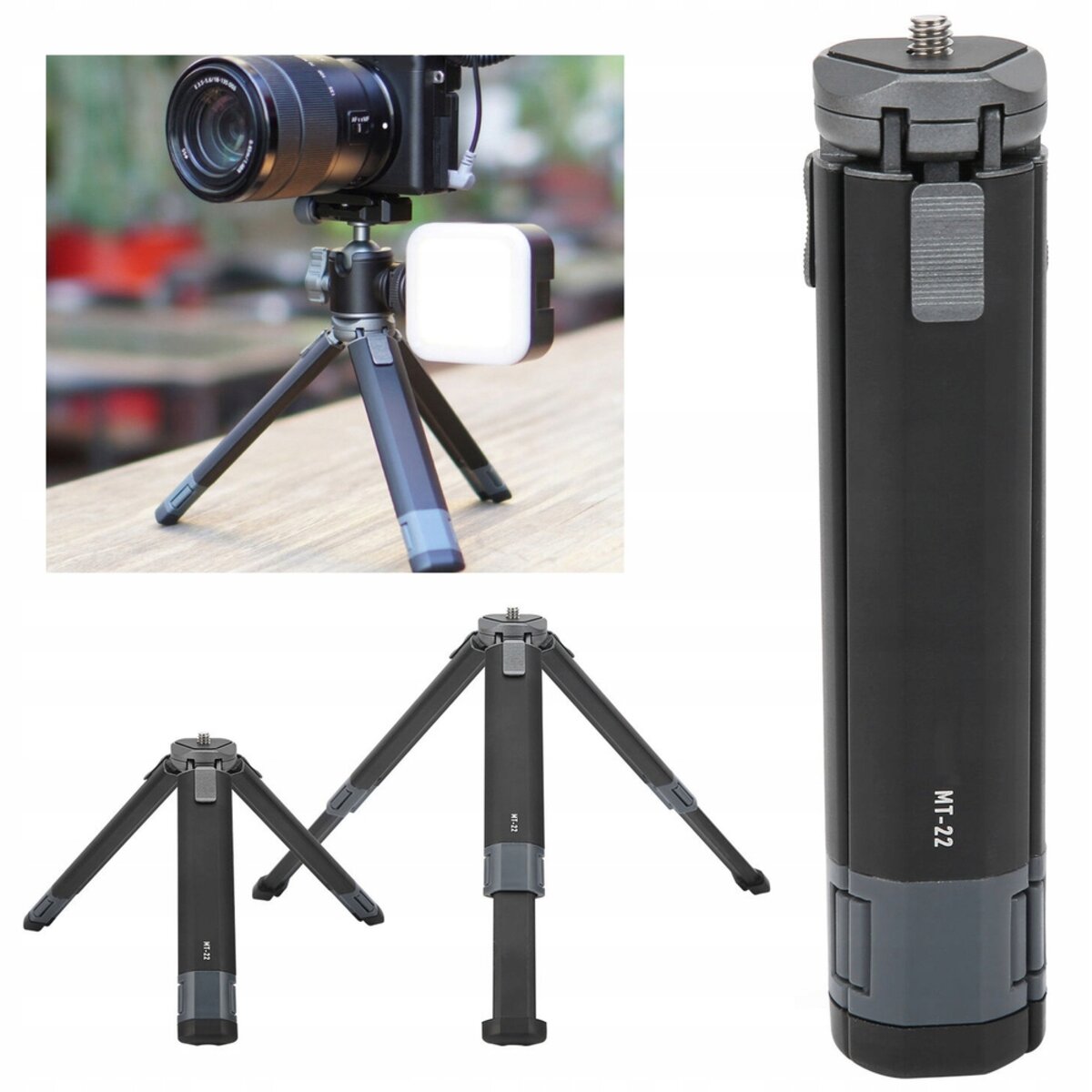 Штатив Ulanzi Vijim Metal Mini Tripod (UV-2315 MT-22) (UV-2315) на картинке №6