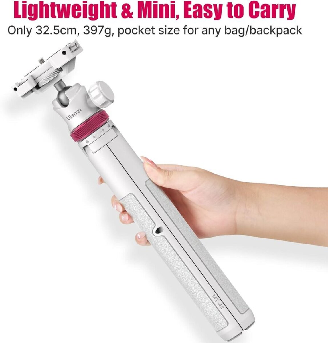 Штатив Ulanzi Vijim Multi-functional Mini Tripod White (UV-2503A MT-44 white) на малюнкі №4