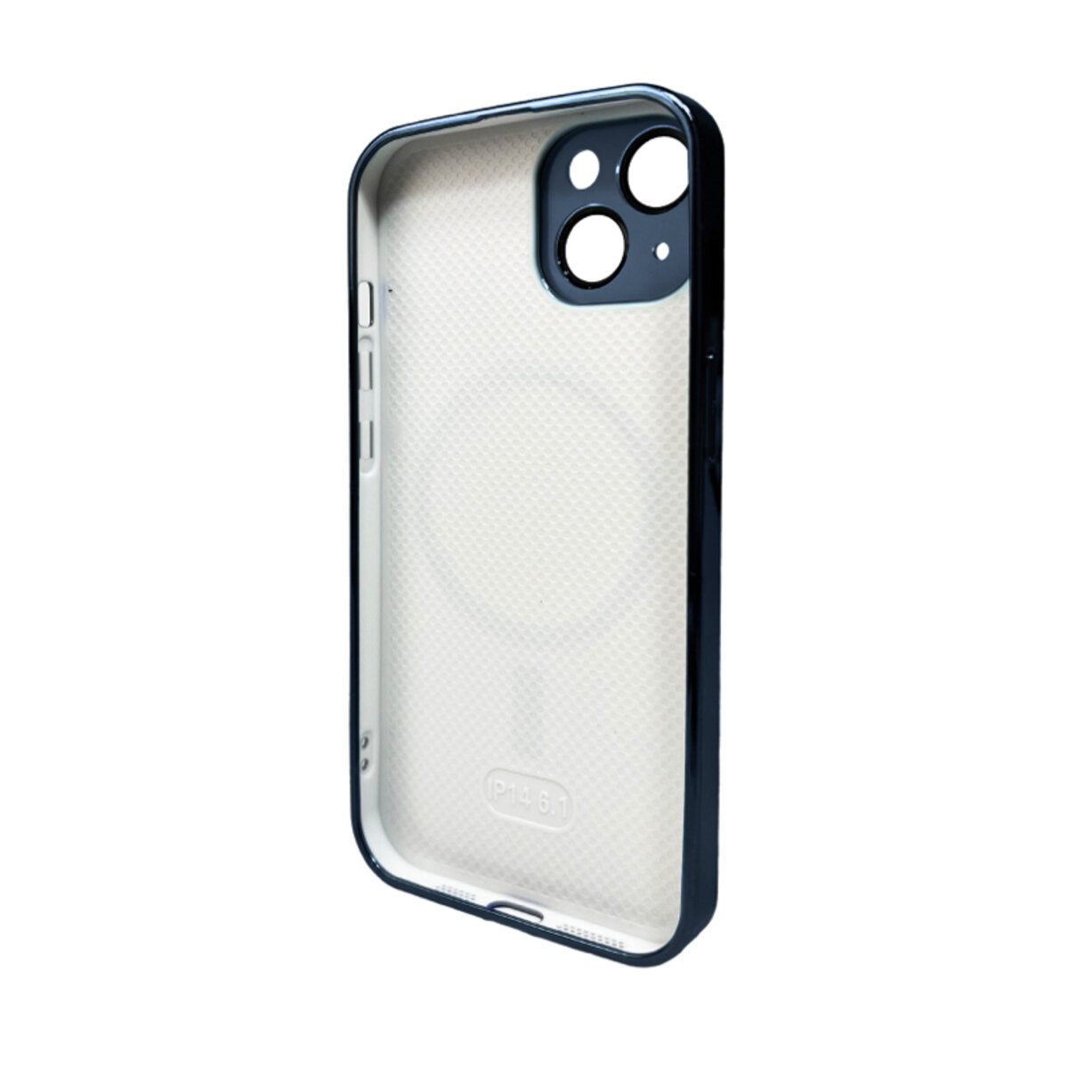 Чохол AG Glass Sapphire Frame MagSafe Logo Full Camera Apple iPhone 15 | TPU+Glass (Сірий) на малюнкі №2