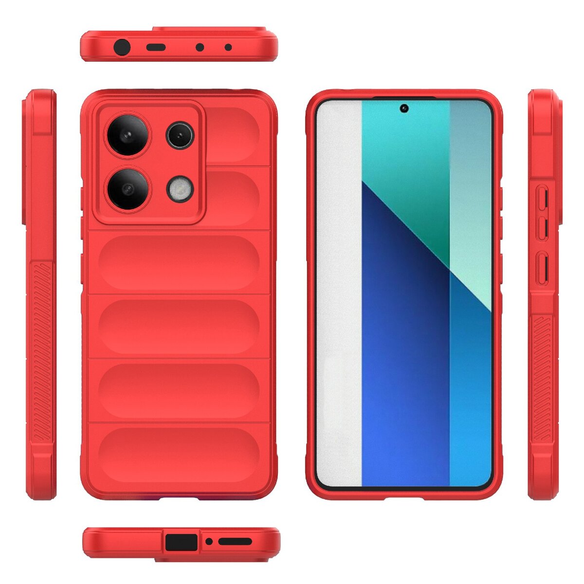 Чохол для смартфона Cosmic Magic Shield for Xiaomi Redmi Note 13 4G China Red (MagicShXiNo13Red) на картинке №2