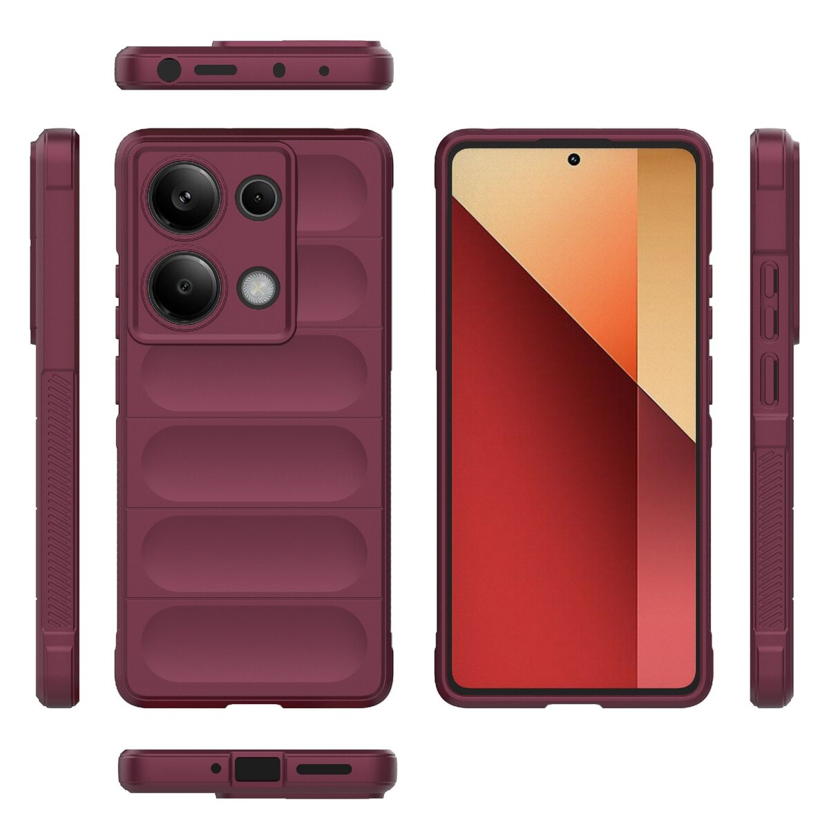 Чохол для смартфона Cosmic Magic Shield for Xiaomi Redmi Note 13 Pro 4G Plum (MagicShXiNo13PPlum) на картинке №3