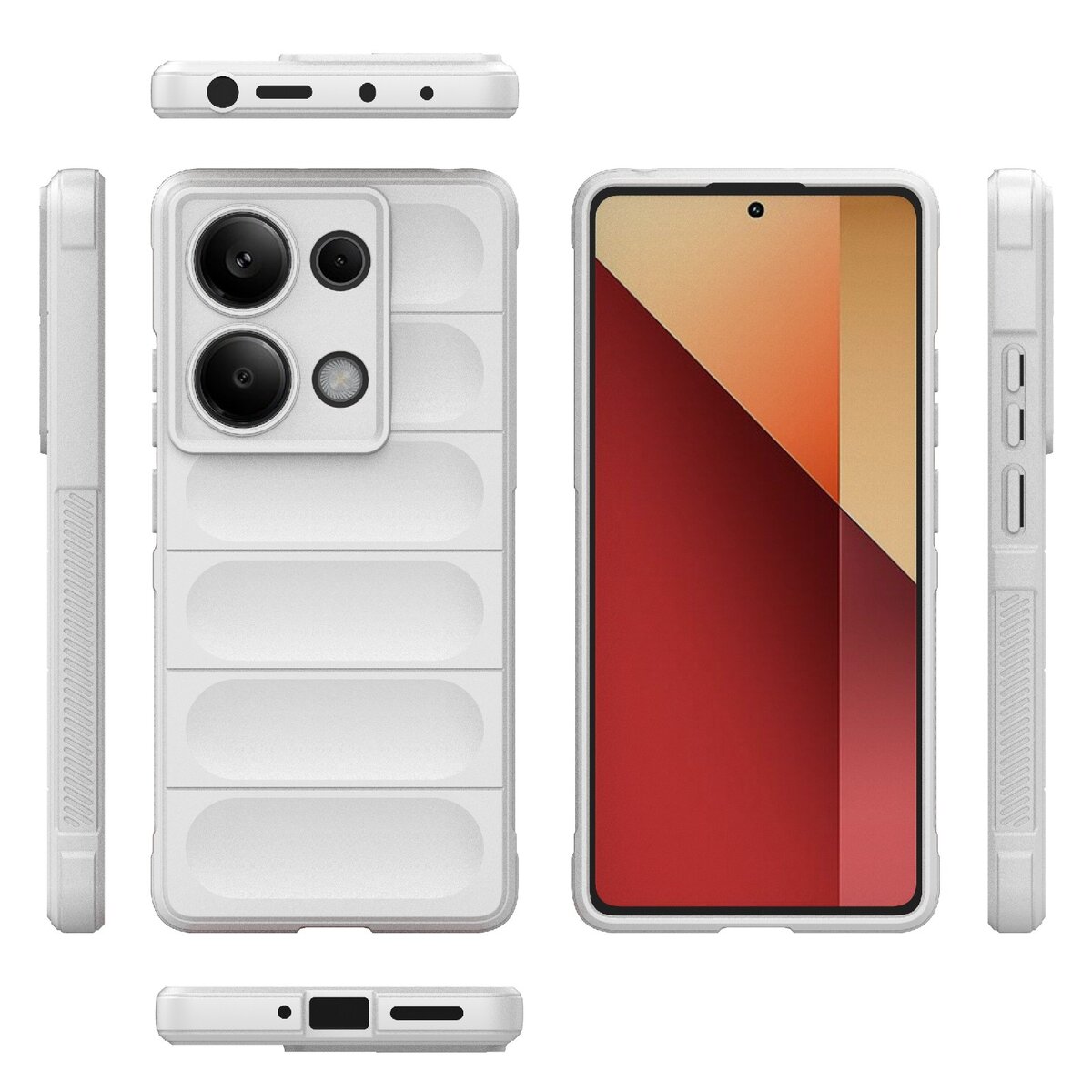 Чохол для смартфона Cosmic Magic Shield for Xiaomi Redmi Note 13 Pro 4G White на малюнкі №3