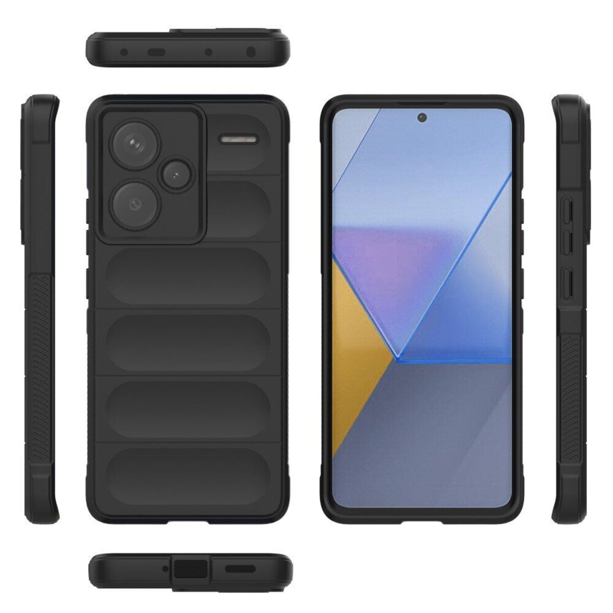 Чохол для смартфона Cosmic Magic Shield for Xiaomi Redmi Note 13 Pro Plus 5G Black (MagicShXiNo13P+Black) на картинке №7