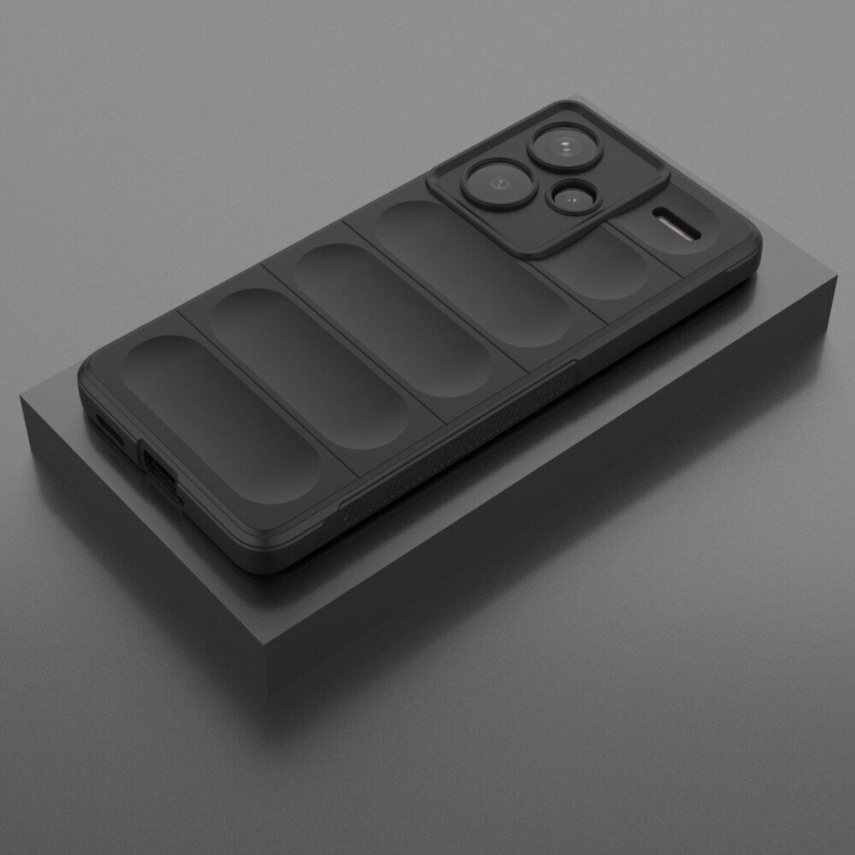 Чохол для смартфона Cosmic Magic Shield for Xiaomi Redmi Note 13 Pro Plus 5G Black (MagicShXiNo13P+Black) на картинке №6