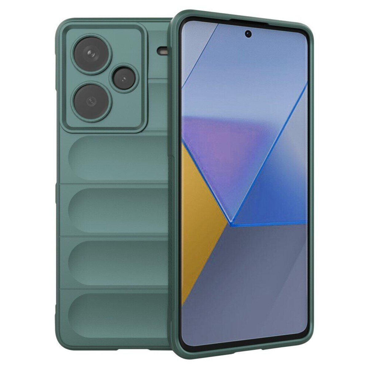Чохол для смартфона Cosmic Magic Shield for Xiaomi Redmi Note 13 Pro Plus 5G Dark Green (MagicShXiNo13P+Green) на картинке №2
