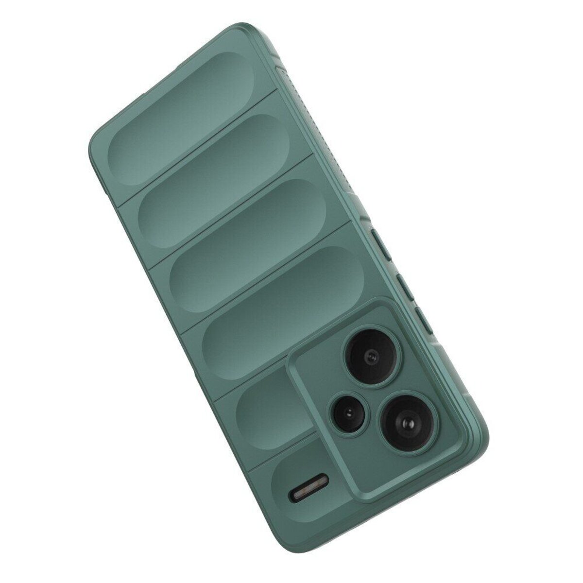 Чохол для смартфона Cosmic Magic Shield for Xiaomi Redmi Note 13 Pro Plus 5G Dark Green (MagicShXiNo13P+Green) на картинке №4