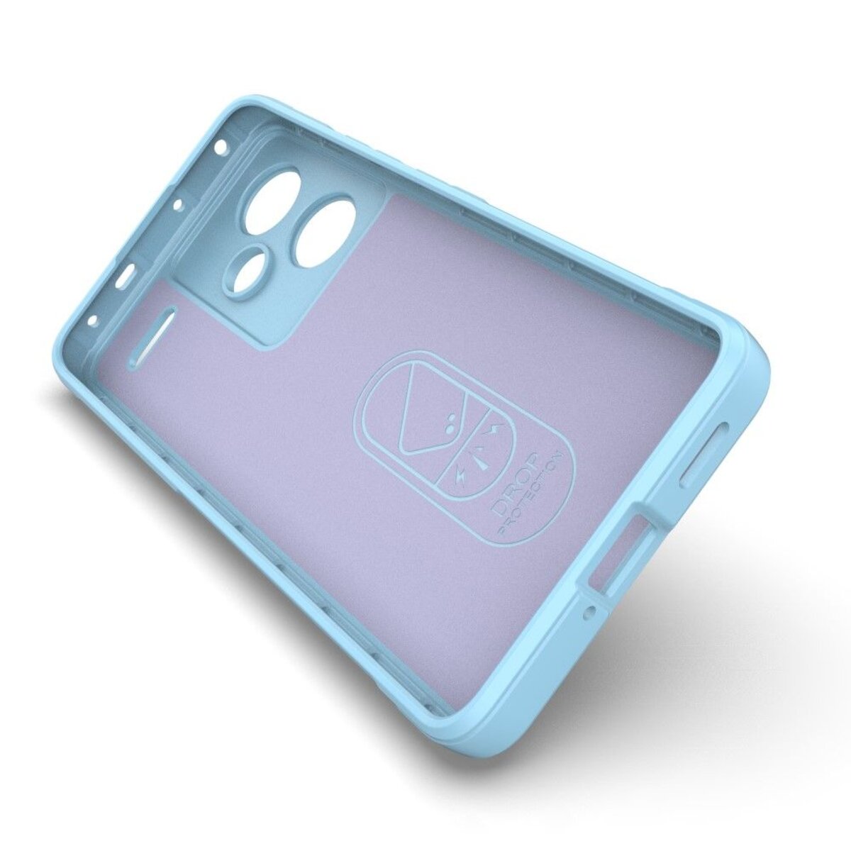 Чохол для смартфона Cosmic Magic Shield for Xiaomi Redmi Note 13 Pro Plus 5G Light Blue (MagicShXiNo13P+Blue) на картинке №5