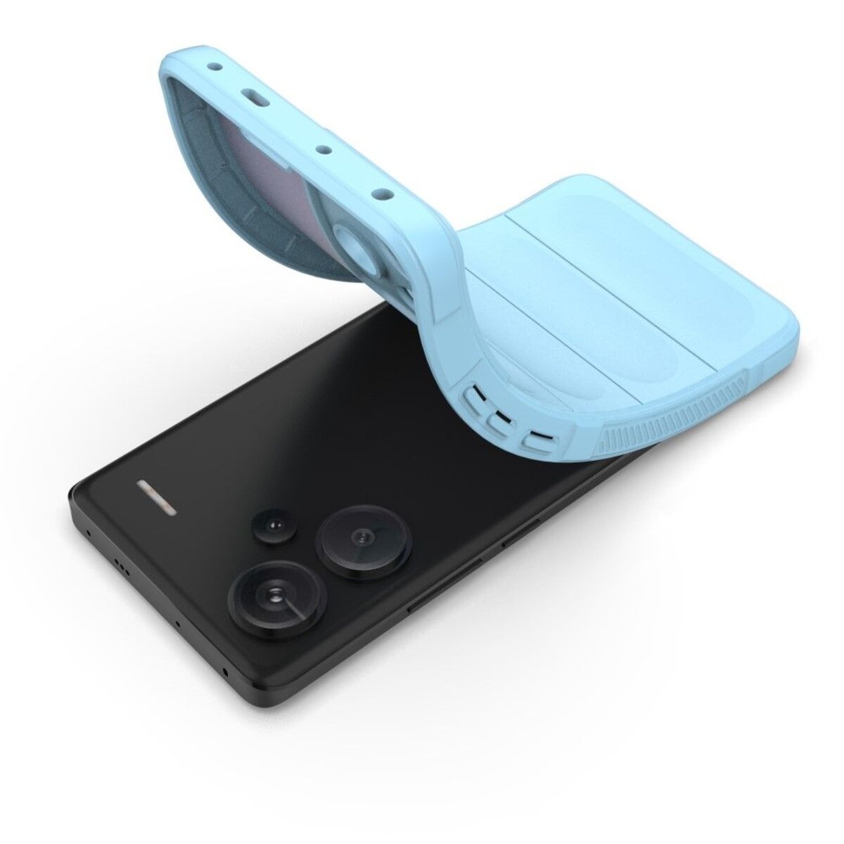 Чохол для смартфона Cosmic Magic Shield for Xiaomi Redmi Note 13 Pro Plus 5G Light Blue (MagicShXiNo13P+Blue) на картинке №4