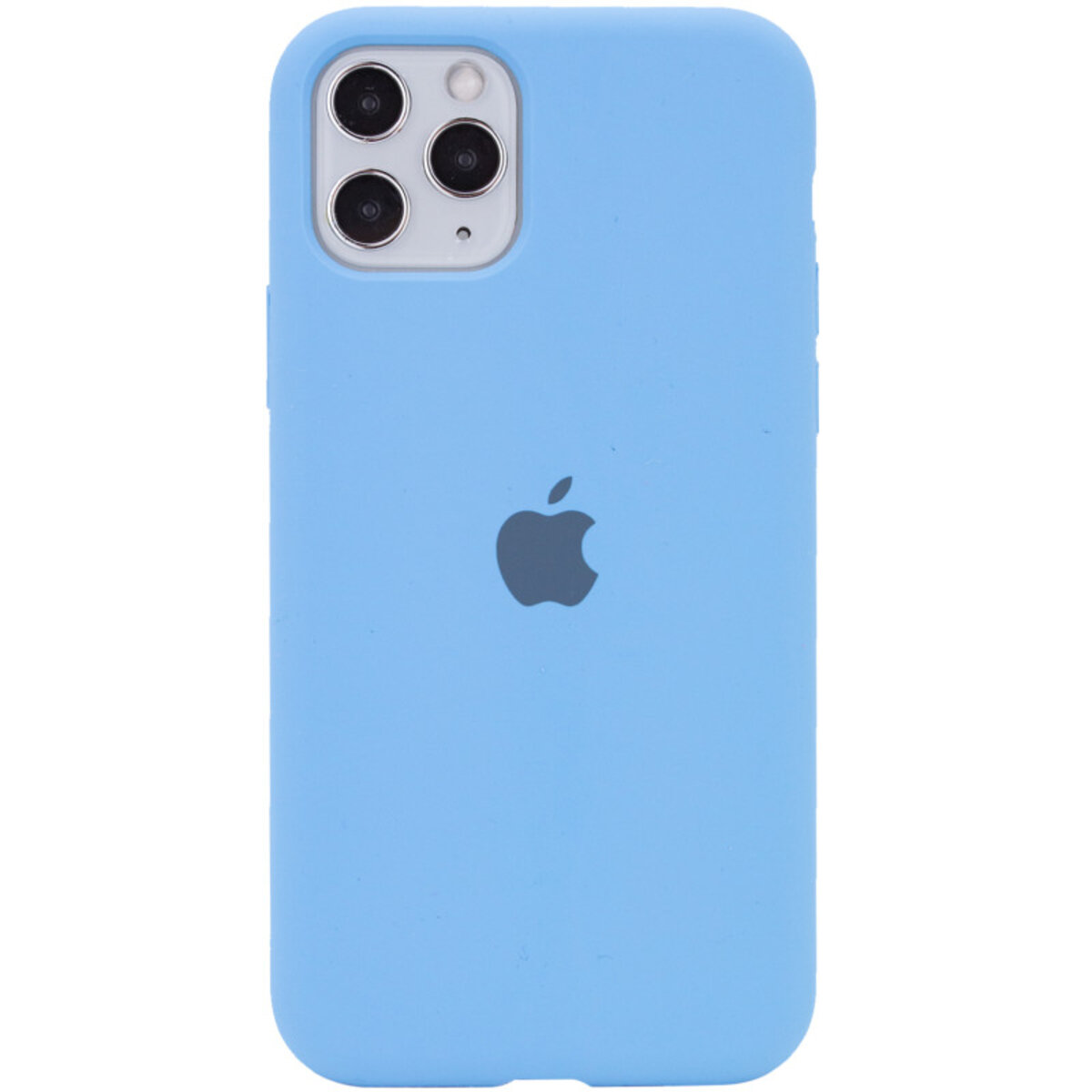 Чохол Silicone Full Case AA Open Camera Apple iPhone 11 Pro | Мікрофібра (Волошковий) на малюнкі №1