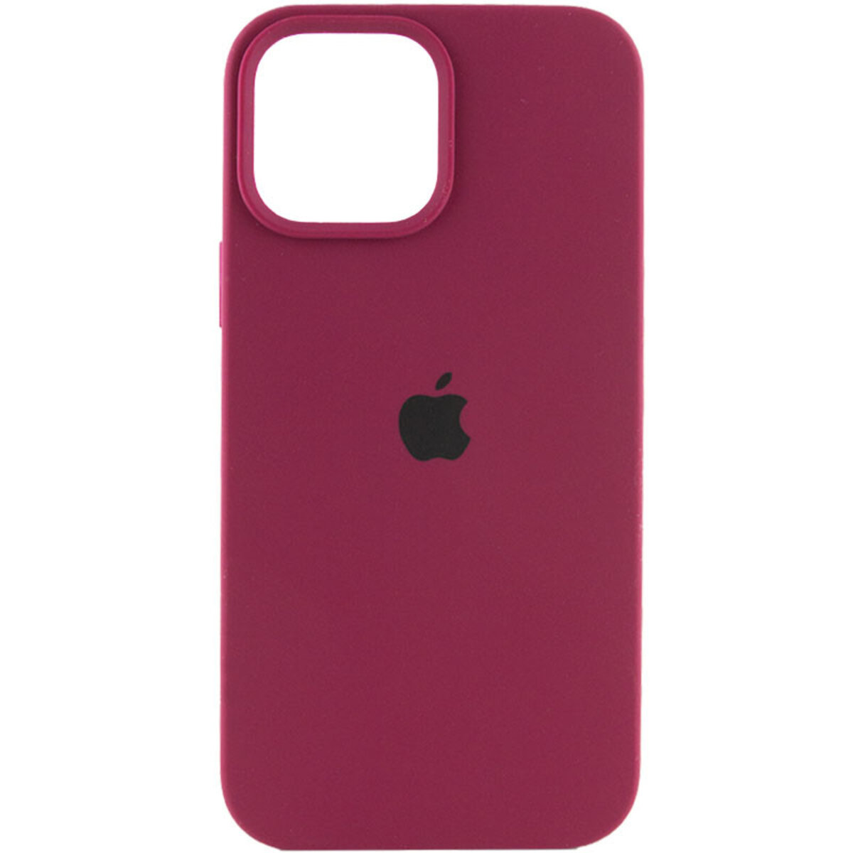 Чехол Silicone Full Case AA Open Camera Apple iPhone 12 Pro | Микрофибра (Maroon) на картинке №1