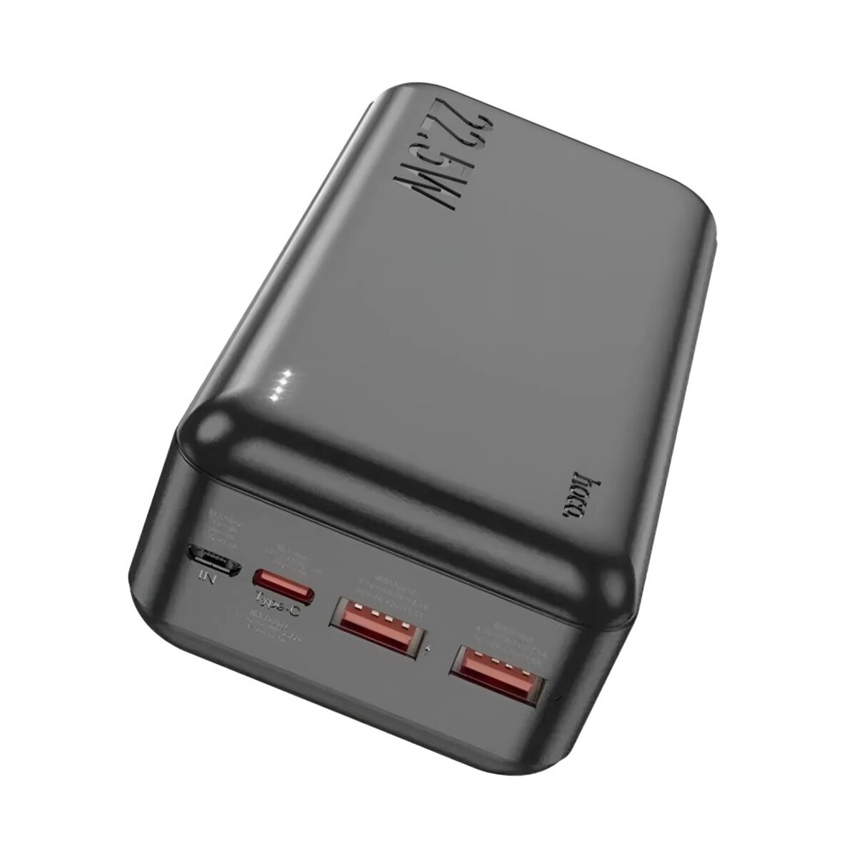 Зовнішній акумулятор HOCO J101B Astute 22.5W fully compatible power bank(30000mAh) Black (6931474782519) на картинке №2