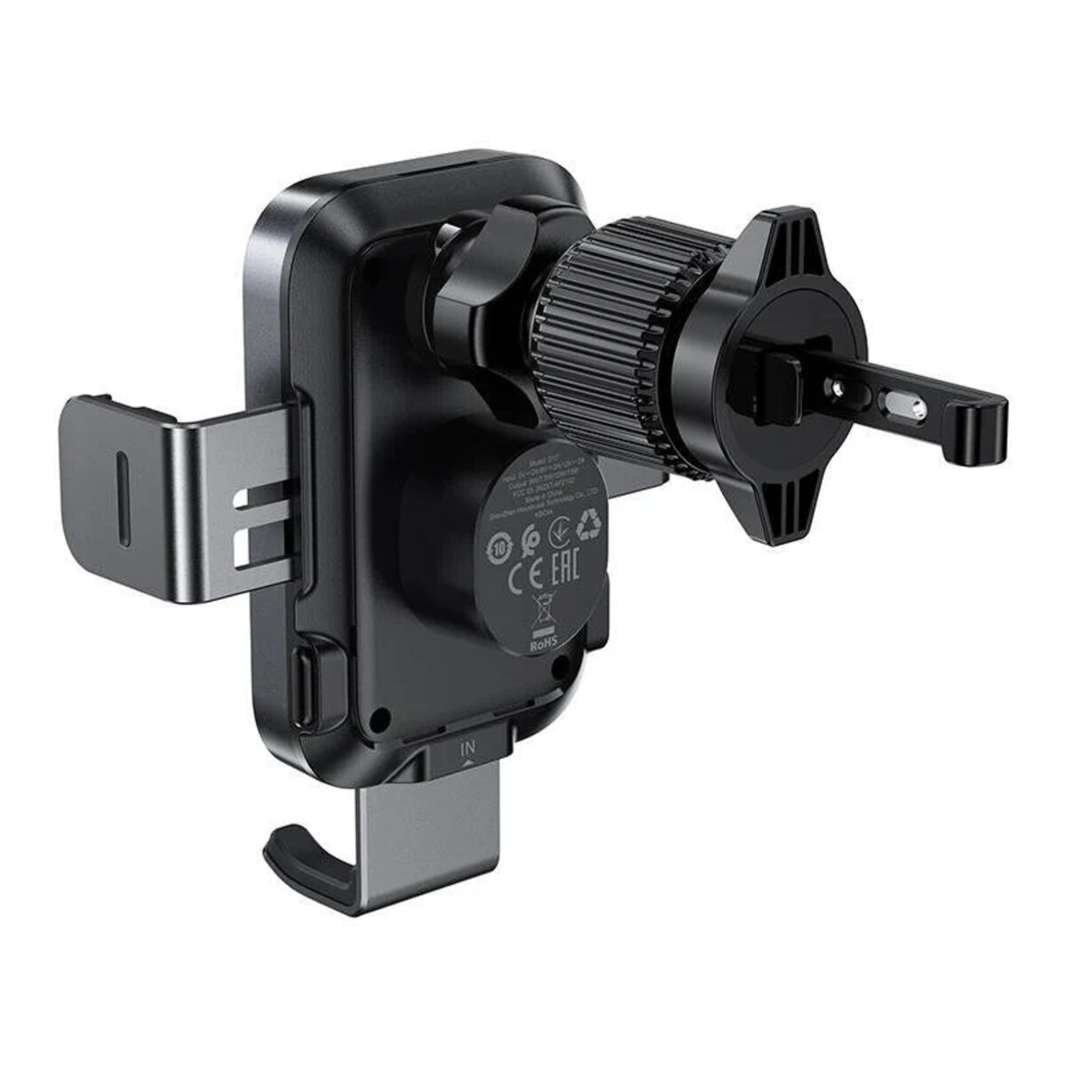 Автотримач для телефона з БЗП ACEFAST D17 car wireless charging holder Black (AFD17B) на картинке №3