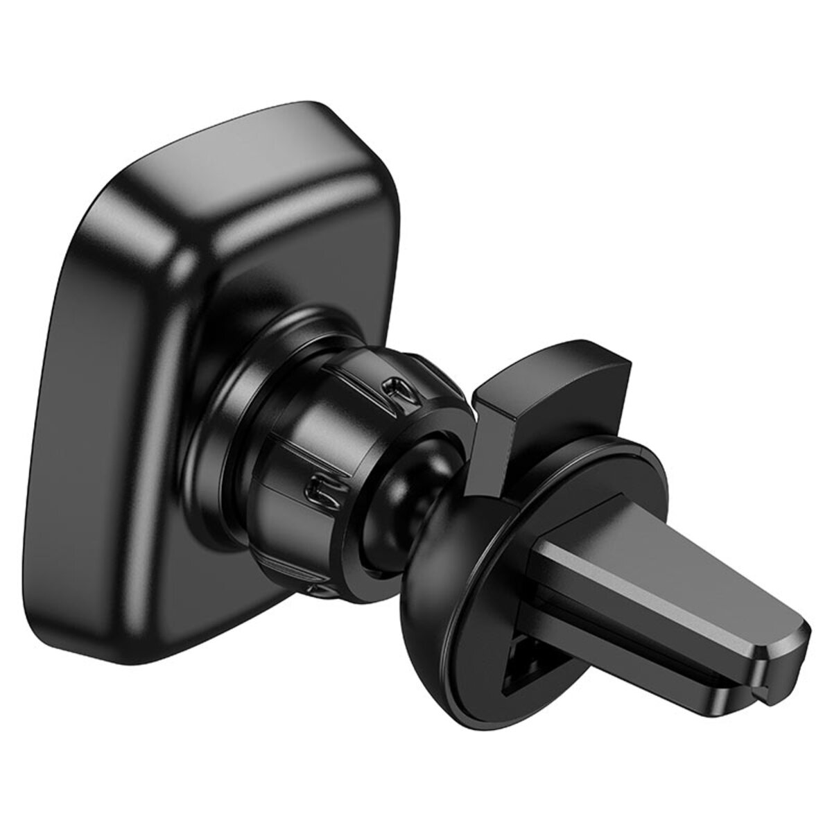 Тримач для мобільного HOCO CA115 Blue Shark air outlet magnetic car holder Black Metal Gray (6931474777867) смотреть фото №2