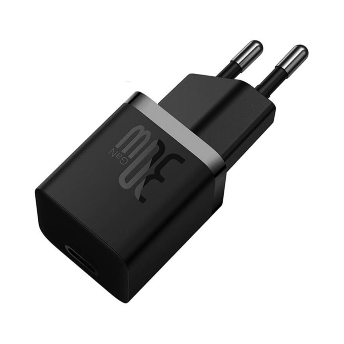 Мережевий зарядний пристрій Baseus GaN5 Fast Charger(mini) 1C 30W EU Black (CCGN070401) на картинке №2