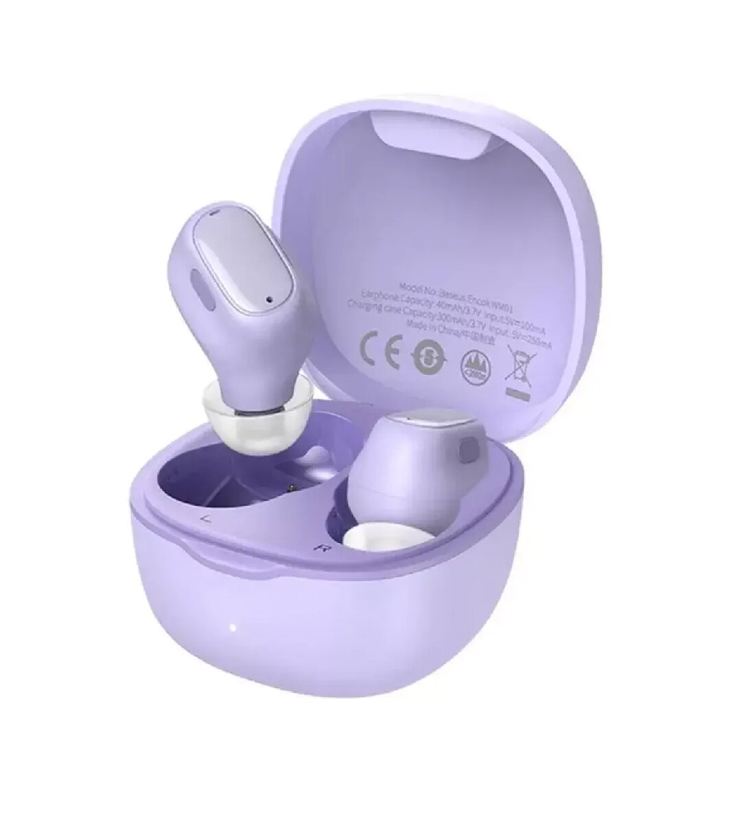 Бездротові навушники Baseus Bowie WM01 True Wireless Earphones Purple на малюнкі №1
