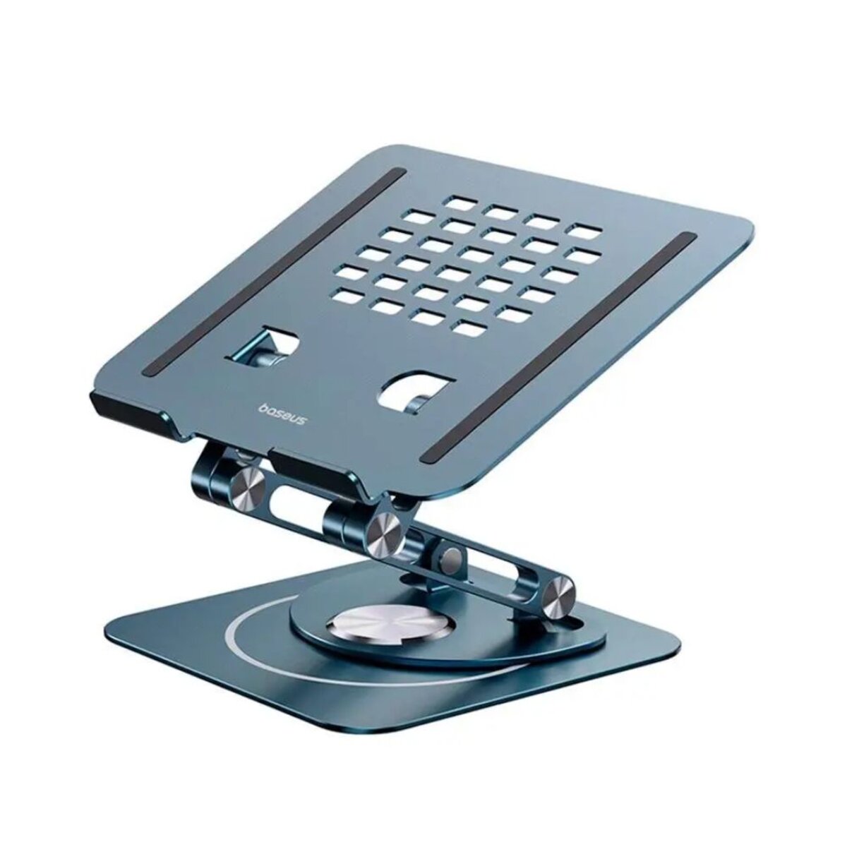 Підставка для ноутбука Baseus UltraStable Pro Series Rotatable and Foldable Laptop Stand (Three-Fold Version) Space Grey на малюнкі №1