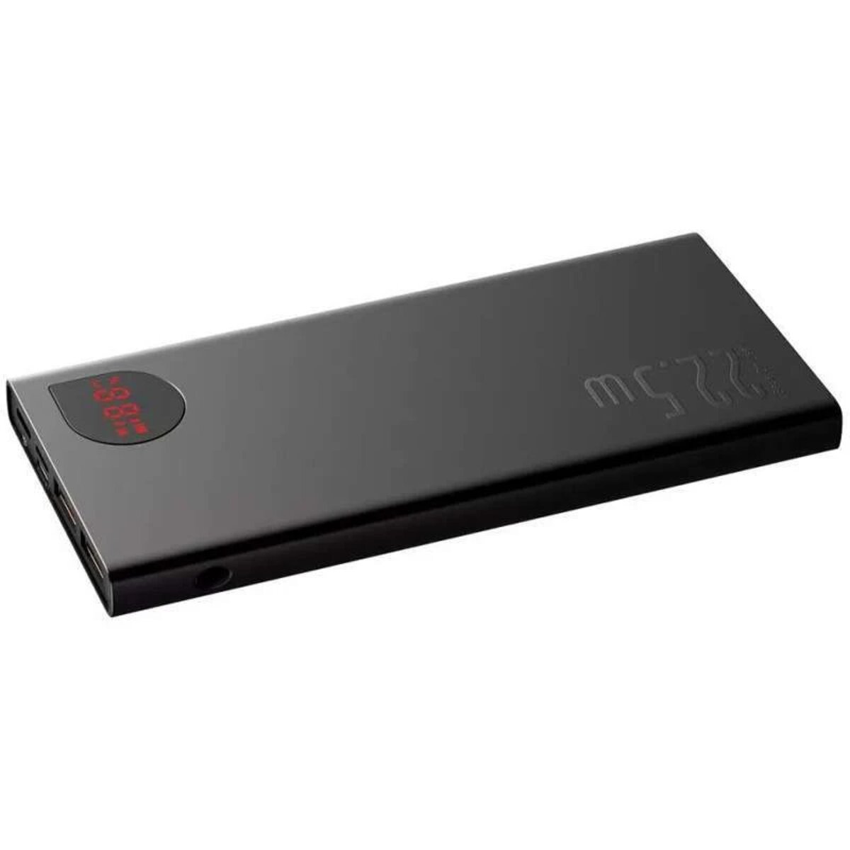 Зовнішній акумулятор Baseus Adaman Metal Digital Display Quick Charge Power Bank 10000mAh 22.5W Black на картинке №2