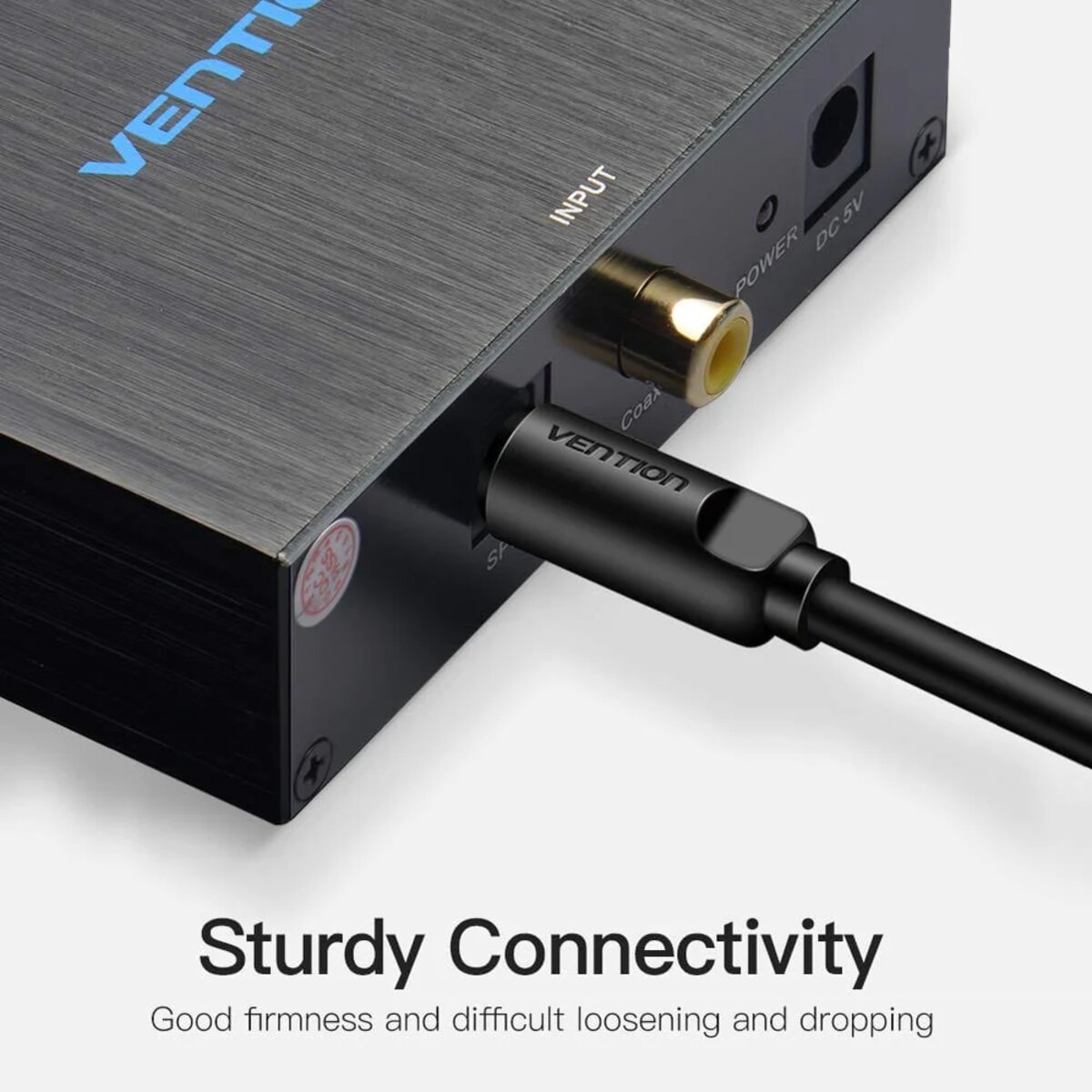 Аудіокабель Vention Optical Fiber Audio Cable 1.5M Black (BAEBG) Фотографія №7 Аудіокабель Vention Optical Fiber Audio Cable 1.5M Black (BAEBG) на малюнкі №7