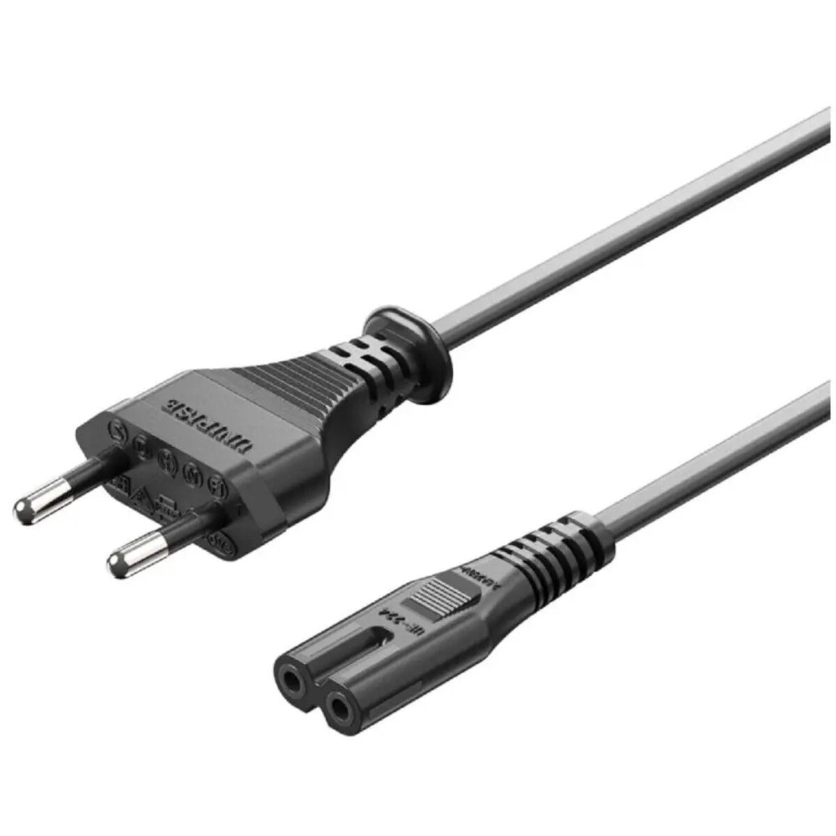Кабель Vention 2-Prong Power Cord 1.8M C7 Connector EU Plug (ZCLBAC) на картинке №1