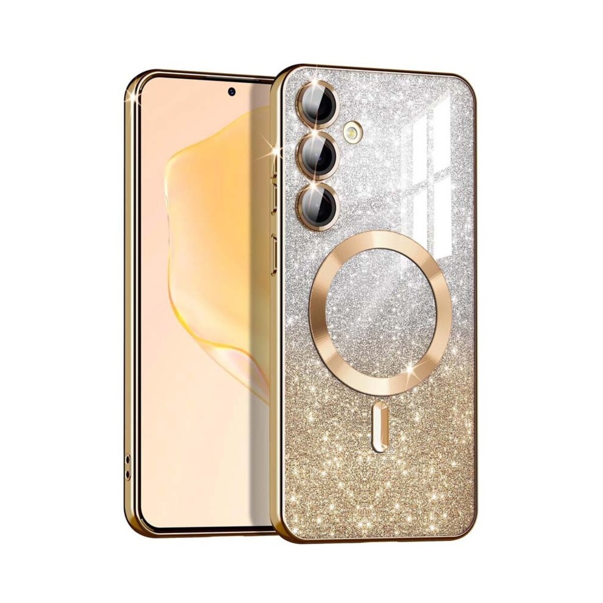 Чохол для смартфона Cosmic CD Shiny Magnetic for Samsung Galaxy S24 Plus Gold (CDSHIS24PGold) смотреть фото №1