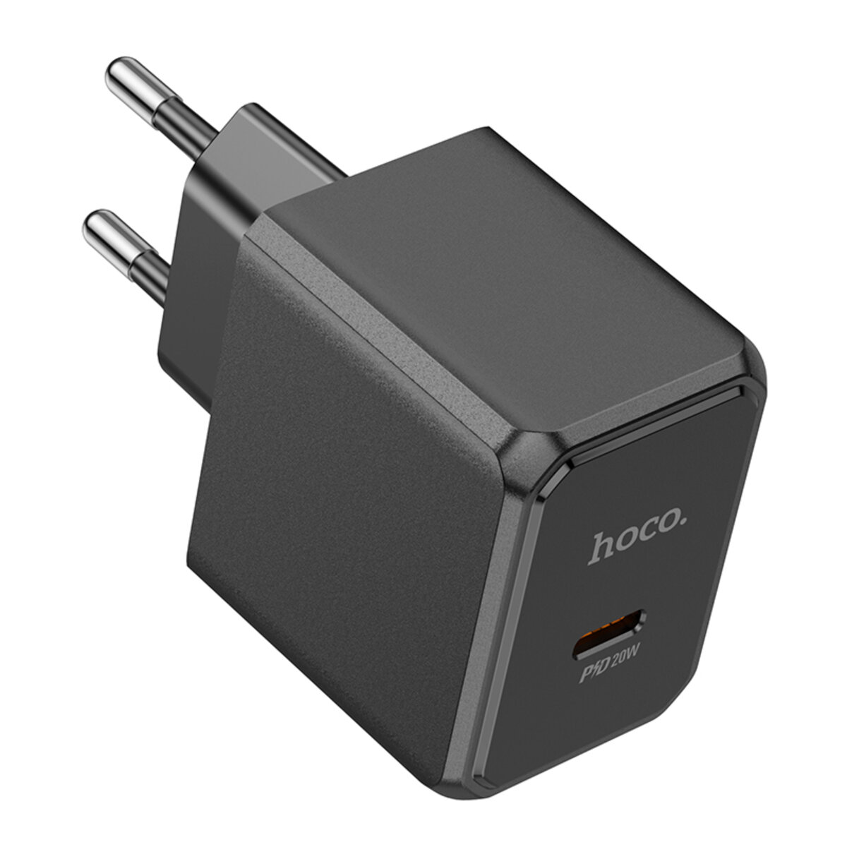 Мережевий зарядний пристрій HOCO CS13A Ocean single port PD20W charger Black на малюнкі №4