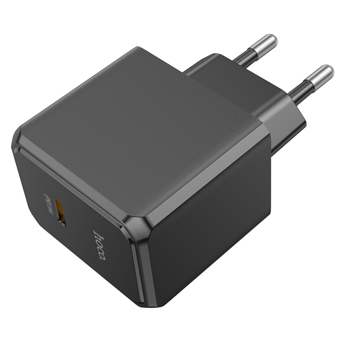 Мережевий зарядний пристрій HOCO CS13A Ocean single port PD20W charger Black на малюнкі №3