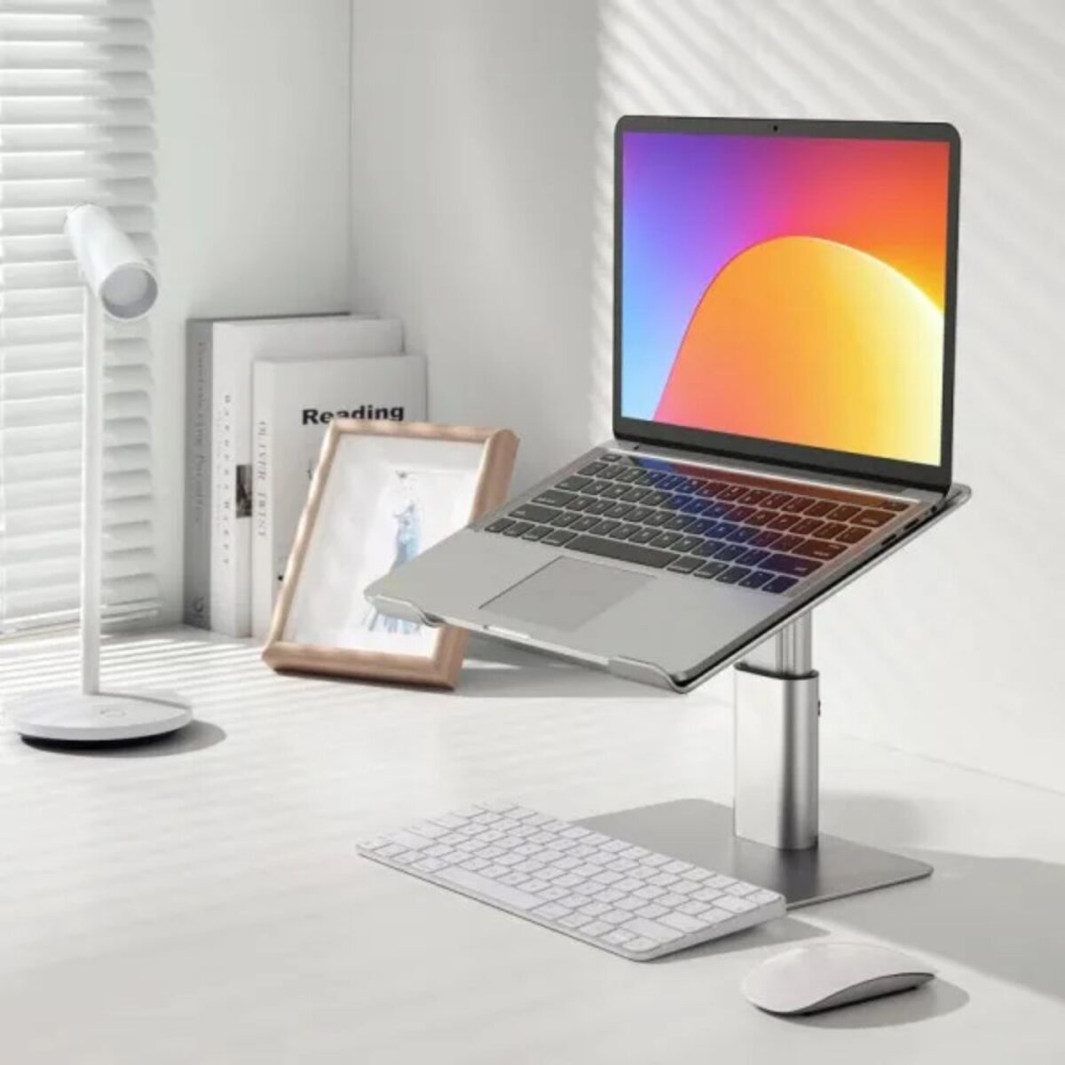 Підставка Baseus Metal Adjustable Laptop Stand Silver на малюнкі №5