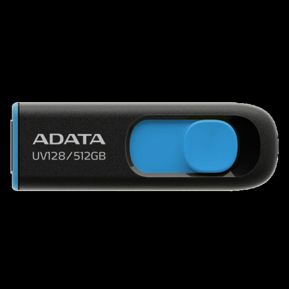 Flash A-DATA USB 3.2 UV 128 512Gb Black/Blue (AUV128-512G-RBE) Фотография №1 Flash A-DATA USB 3.2 UV 128 512Gb Black/Blue (AUV128-512G-RBE) смотреть фото №1