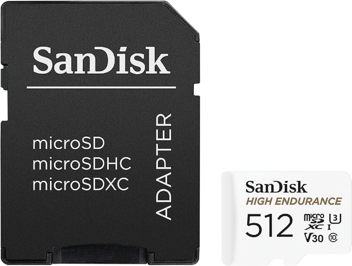 microSDXC (UHS-1 U3) SanDisk High Endurance 512Gb class 10 V30 (100Mb/s) (adapterSD) (SDSQQNR-512G-GN6IA) Фотография №2 microSDXC (UHS-1 U3) SanDisk High Endurance 512Gb class 10 V30 (100Mb/s) (adapterSD) (SDSQQNR-512G-GN6IA) смотреть фото №2