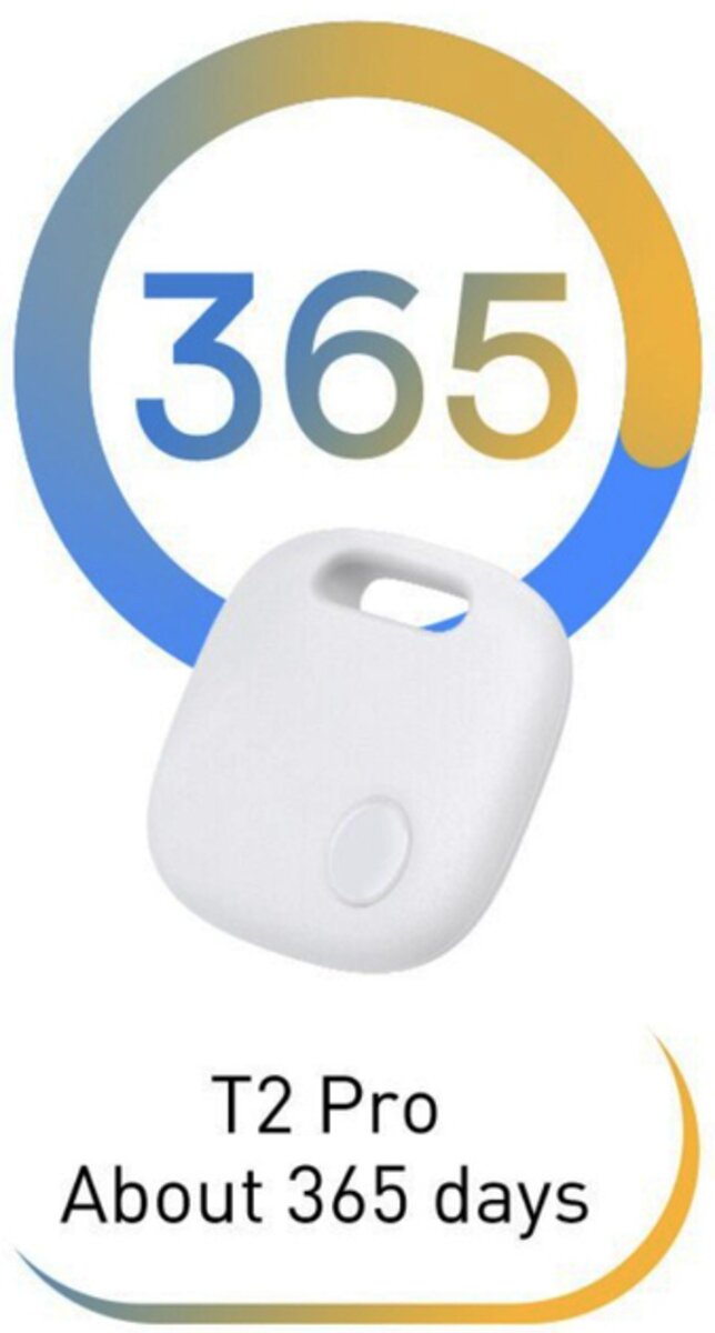 Трекер Baseus T2 Pro Smart Device Tracker White на малюнкі №4