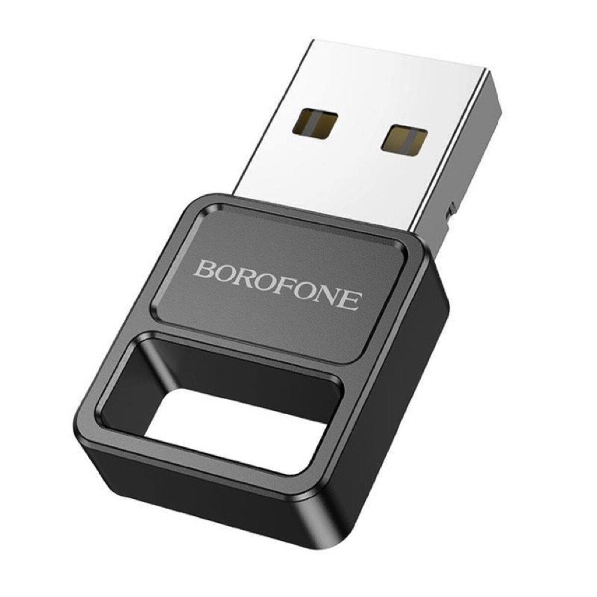 Адаптер Bluetooth BOROFONE DH8 USB BT adapter Black на картинке №5