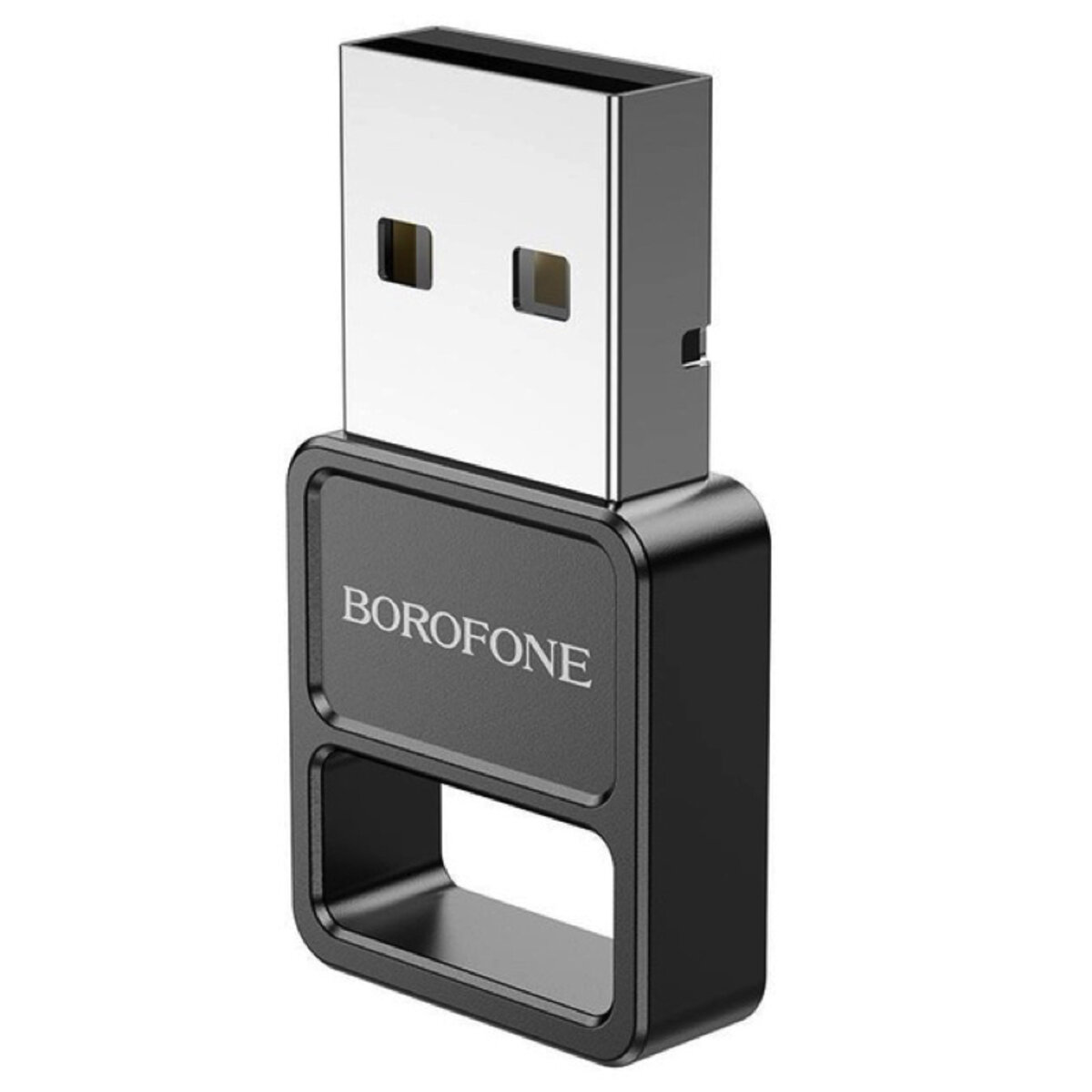 Адаптер Bluetooth BOROFONE DH8 USB BT adapter Black на картинке №3