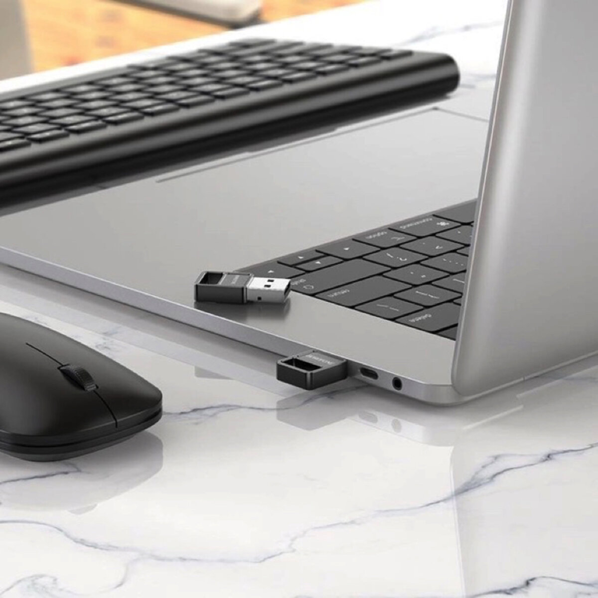 Адаптер Bluetooth BOROFONE DH8 USB BT adapter Black на картинке №6